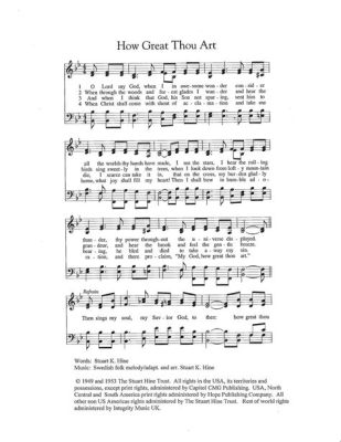 how great thou art hymn sheet music the power of music in inspiring faith