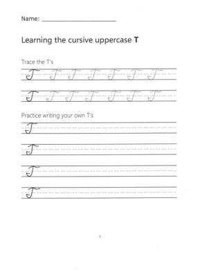 How to Do Cursive T: A Journey into the Art of Writing