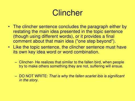 What is the Clincher in an Essay: Delving into the Core of an Expressive Piece